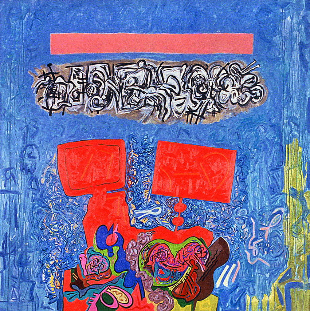 Make Believe No.6, 1988 | 72’ x 72” | Oil & Acrylic on Canvas | Collection of David & Beatrrice James