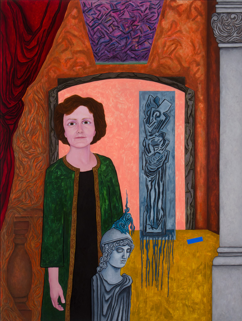 Christine Miles, 2012 | 69” x 52” | Oil & Acrylic on Canvas | Collection of The Albany Institute of History & Art