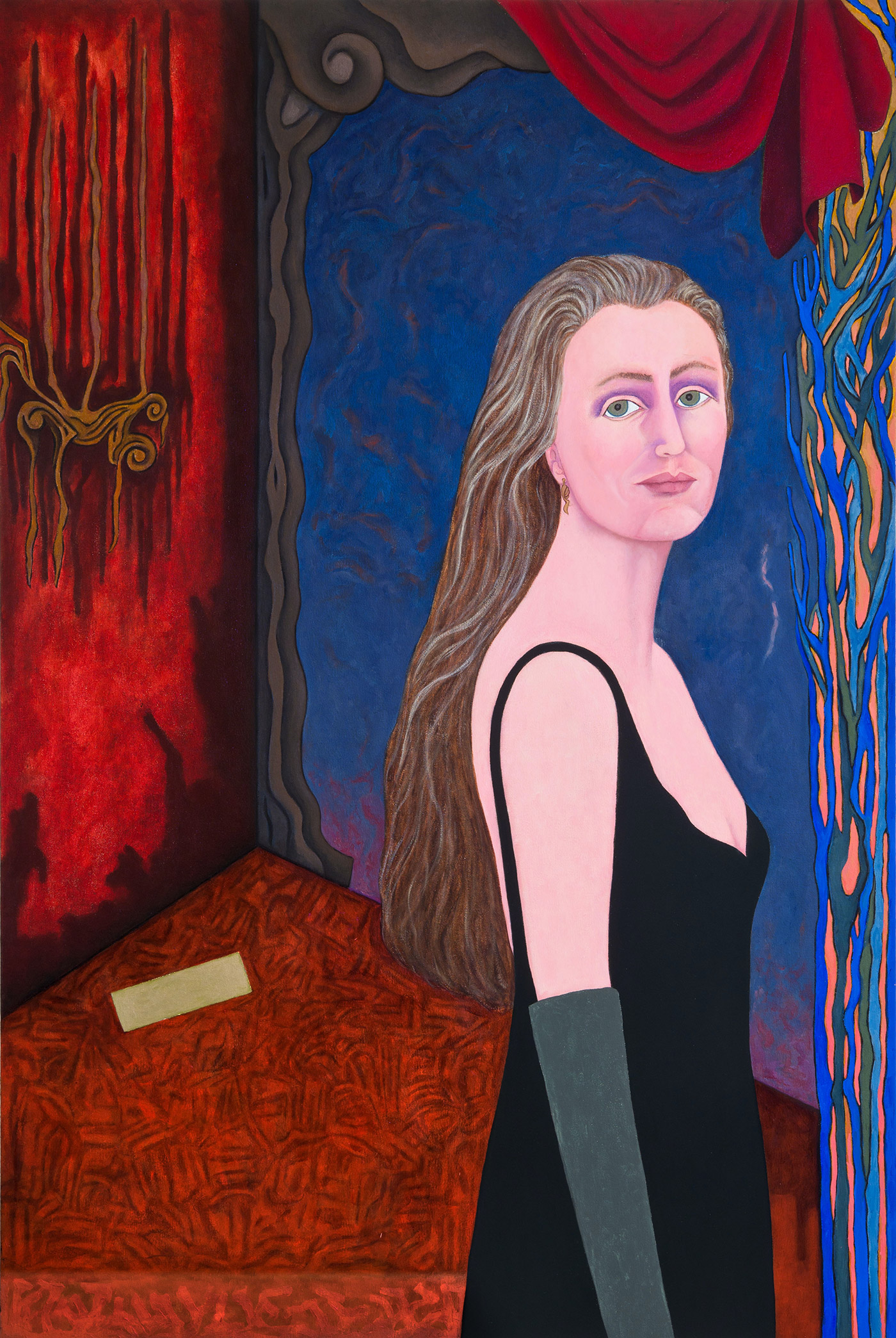 Diane, 2015 | 60" x 40" | Oil & Acrylic on Canvas | Collection of Diane Hersey, New York
