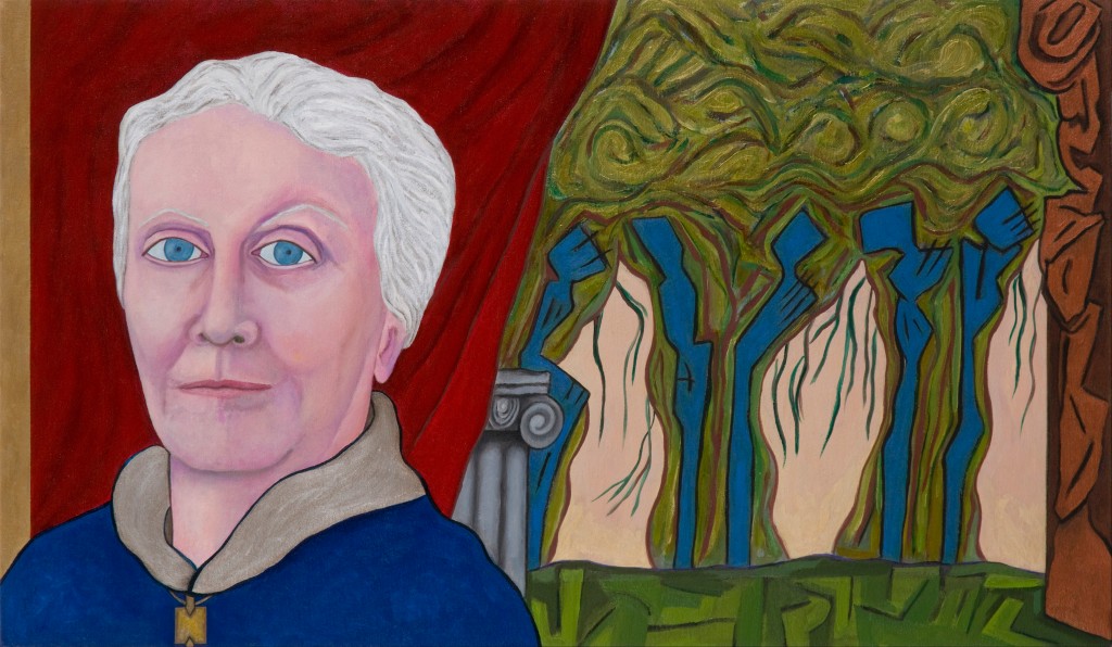 June B. Martin, 2009 | 19 ½” x 33 ¼” | Oil & Acrylic on Canvas | Collection of The Albany Institute of History & Art