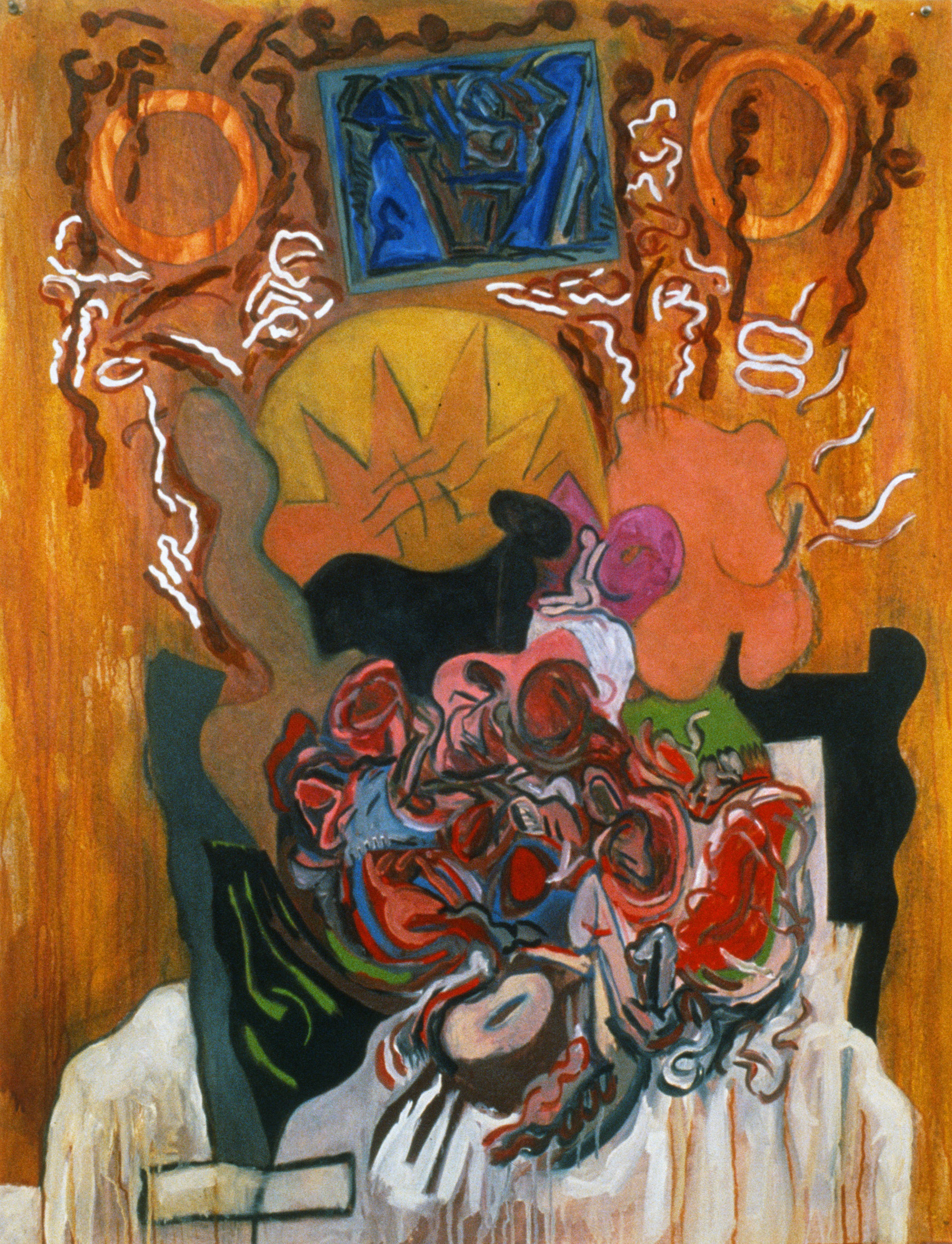 Make Believe No.2, 1988 | 50" x 40" | Acrylic & Oil on Paper