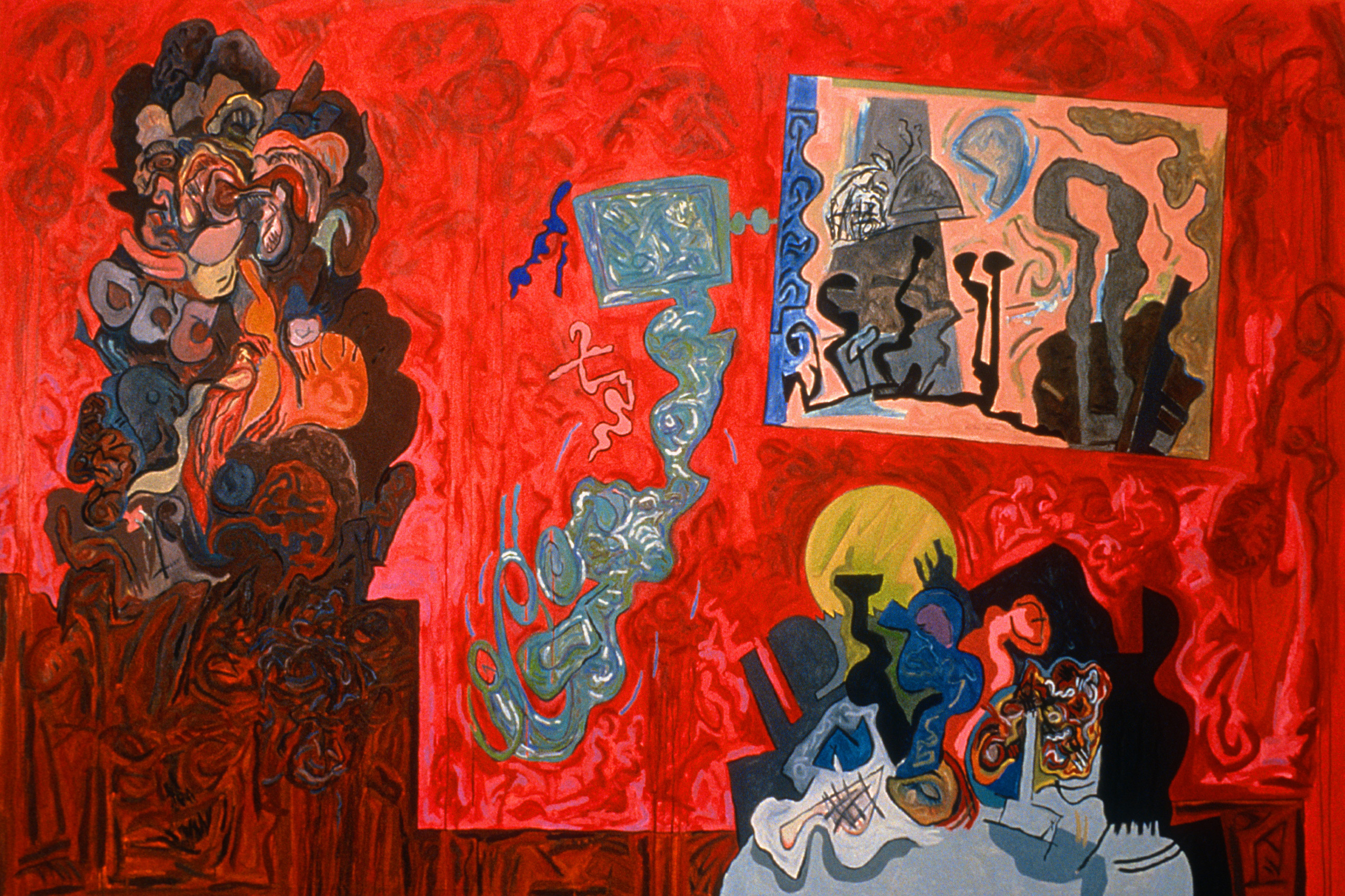 Make Believe No.5, 1988 | 78” x 116 ¼” | Oil & Acrylic on Canvas