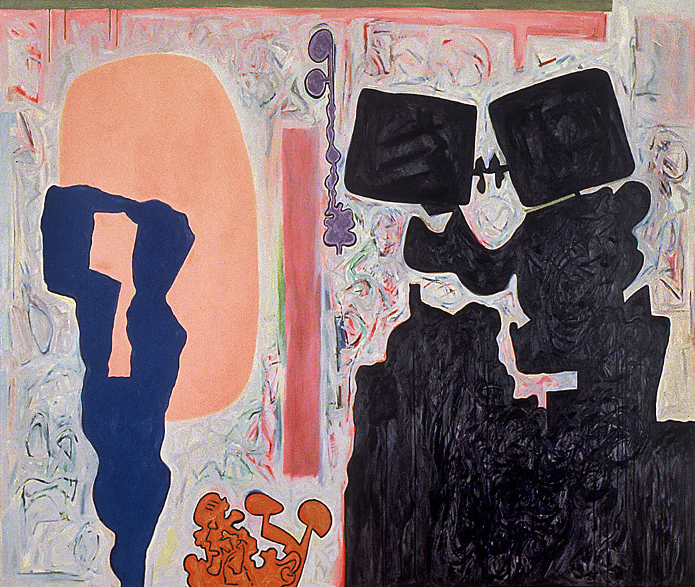 Three Duets, 1988 | 66” x 78” | Oil & Acrylic on Canvas