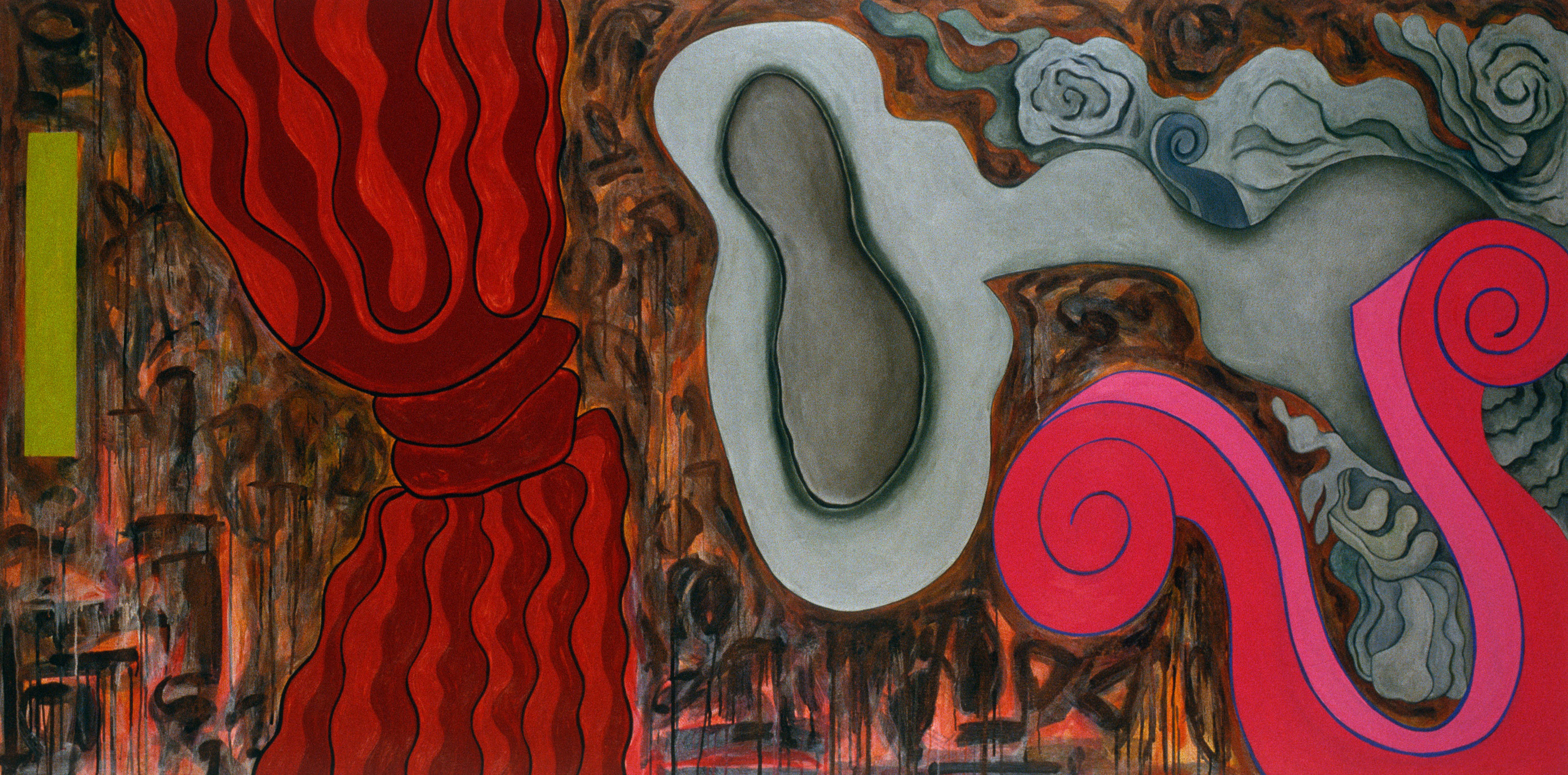 Still Pictures No.2, 1993 | 48” x 96” | Oil & Acrylic on Canvas